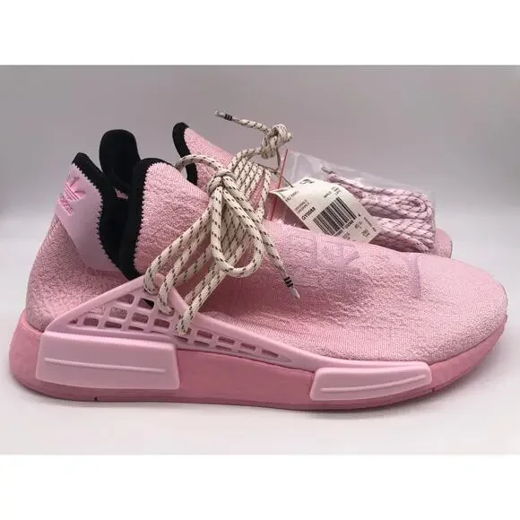adidas Men's NMD HU Human Race x Pharrell Pink 2021 GY0088 Size 11 NIB - Picture 2 of 11
